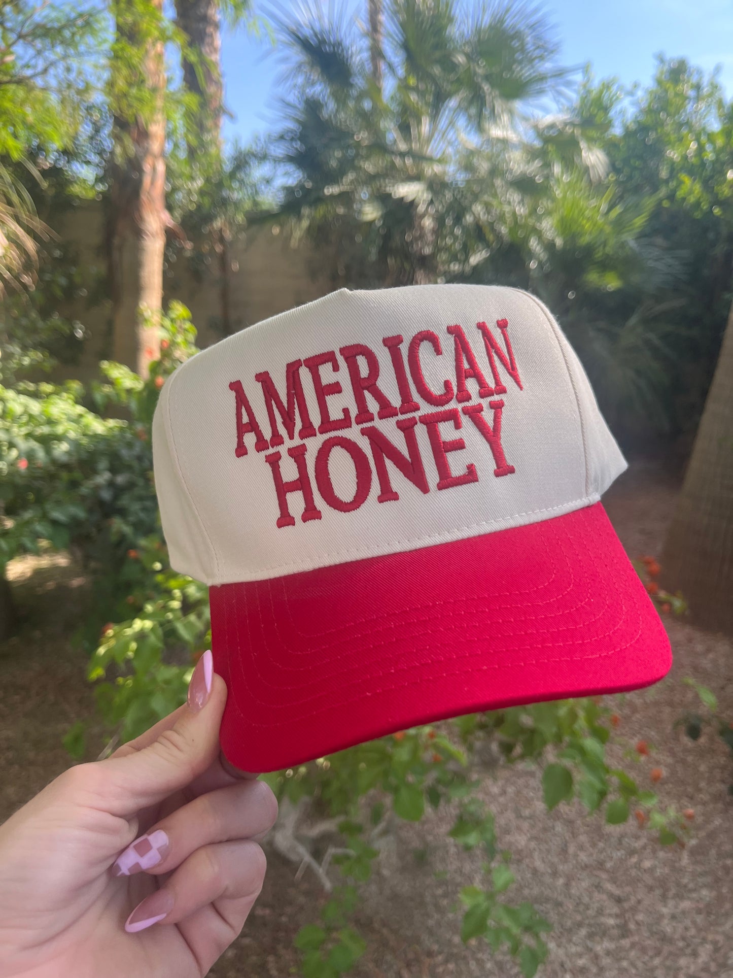 AMERICAN HONEY snap back hat