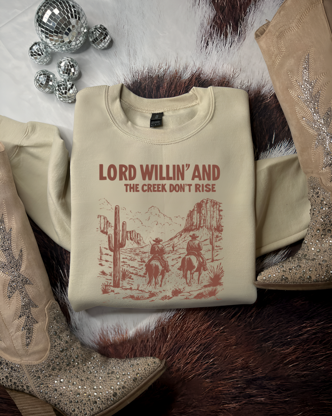 Lord willing crewneck