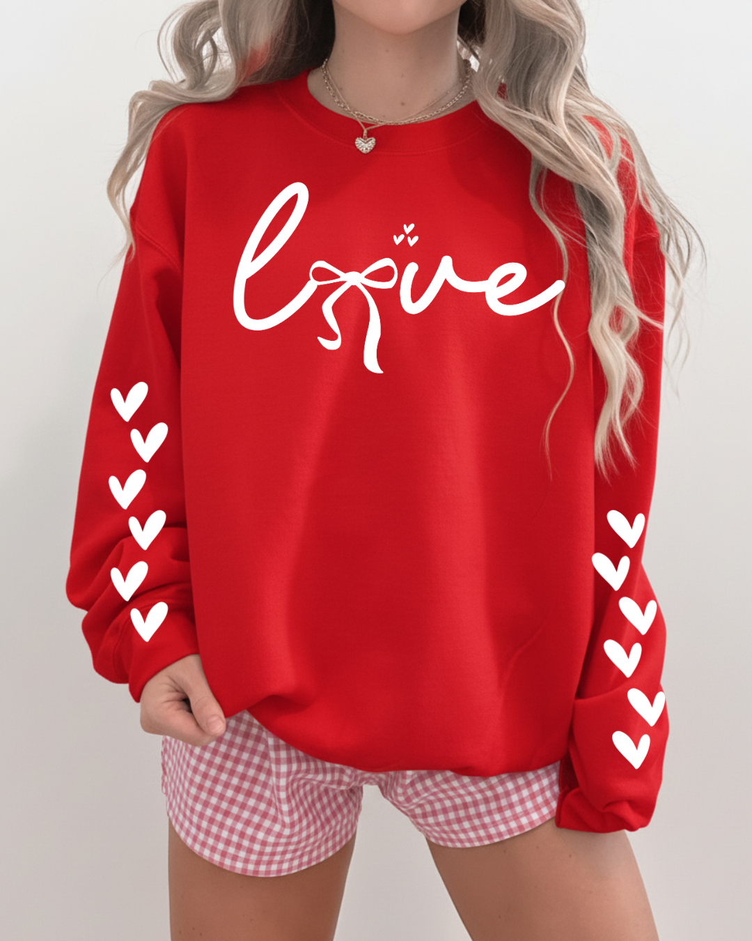 Love Hearts Crewneck