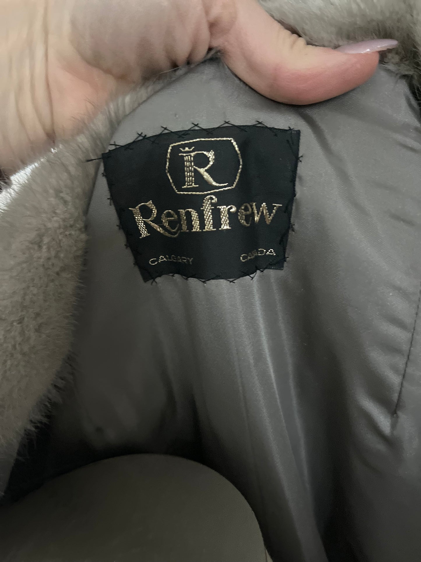 Vintage Canadian Mink Fur Coat