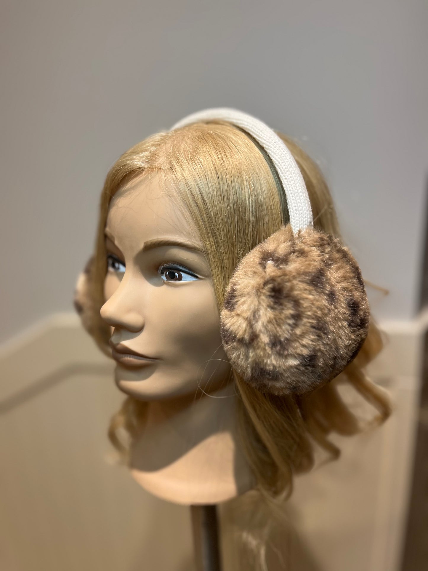 Leopard Faux Fur Ear Muffs