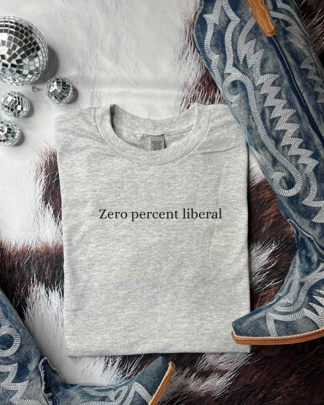 zero percent liberal tshirt