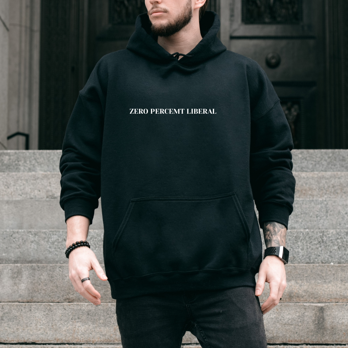 Zero percent liberal hoodie