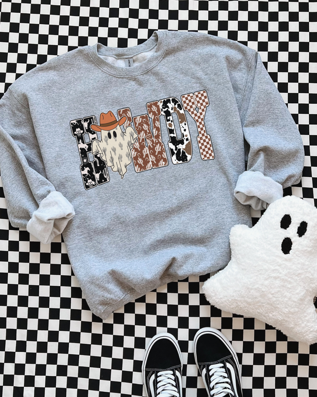 HOWDY ghost Crewneck