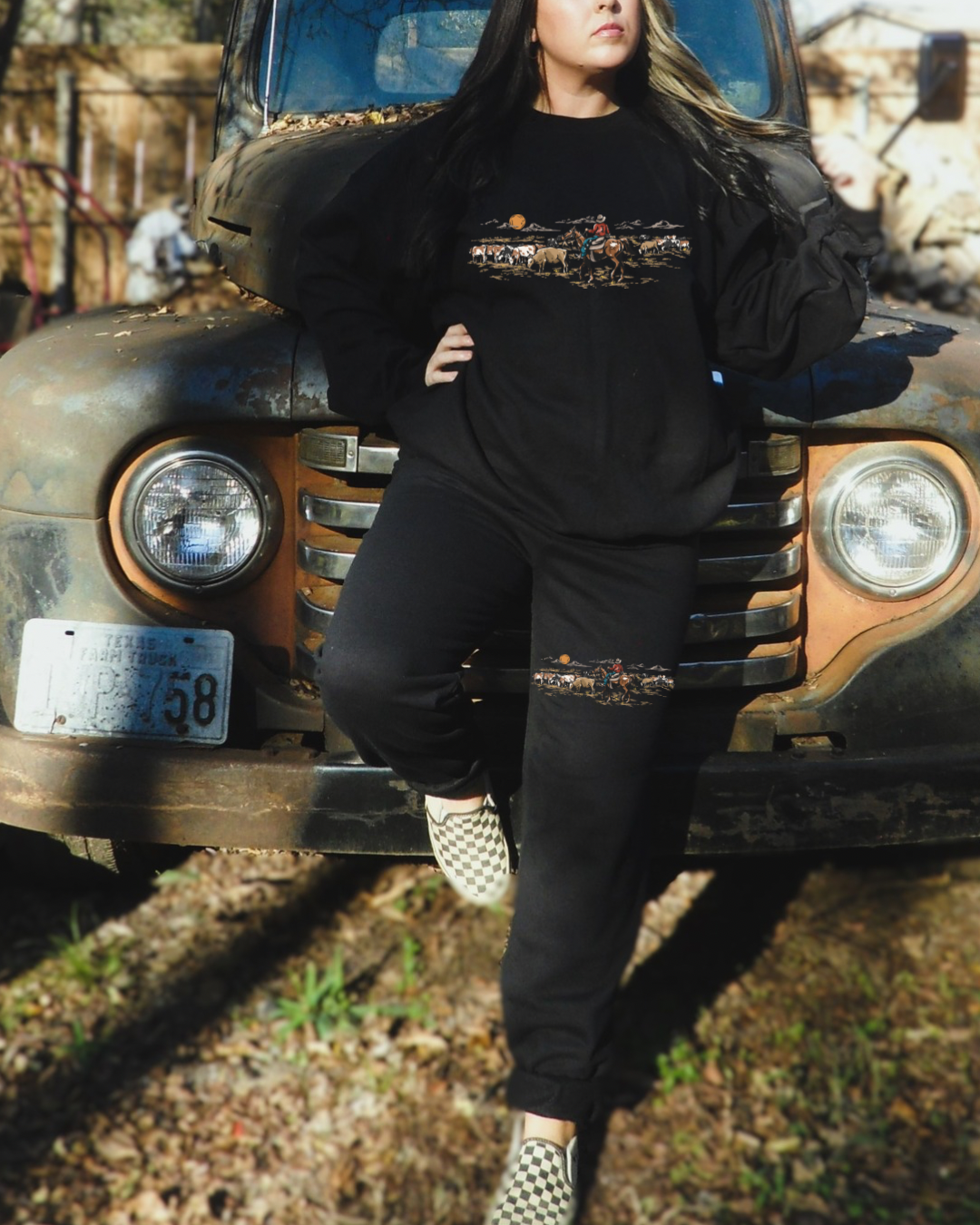 Cattle drive SWEAT SUIT SET