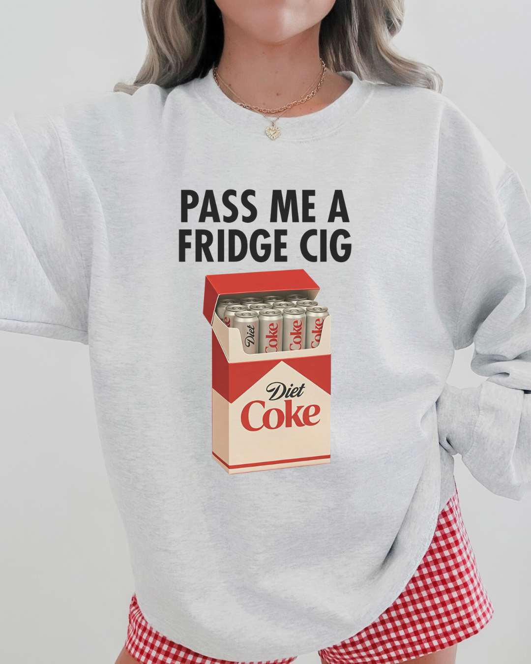 🥤Fridge cig DC crew neck