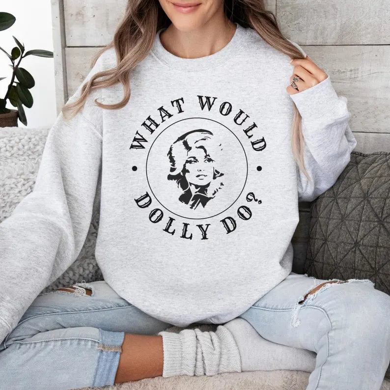 WHAT WOULD DOLLY DO CREWNECK