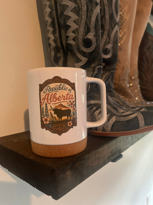 Wild Rose Alberta Republic Mug