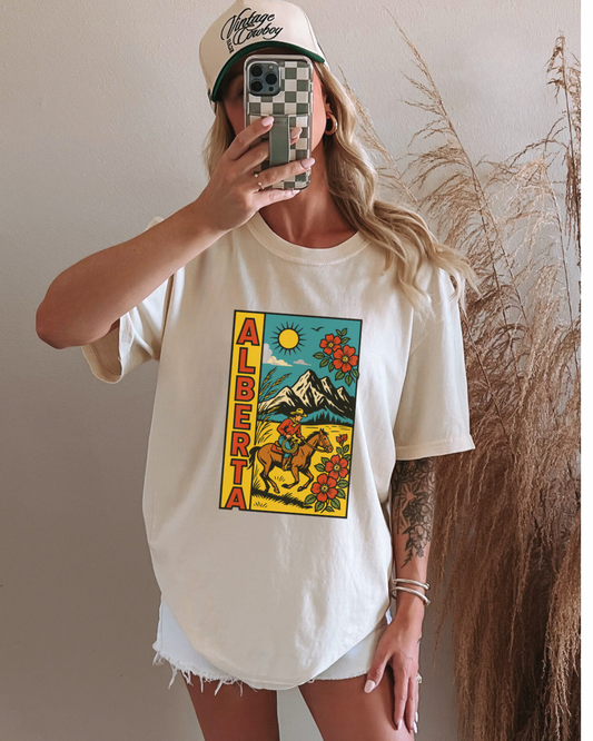 Vintage Alberta Unisex Tshirt
