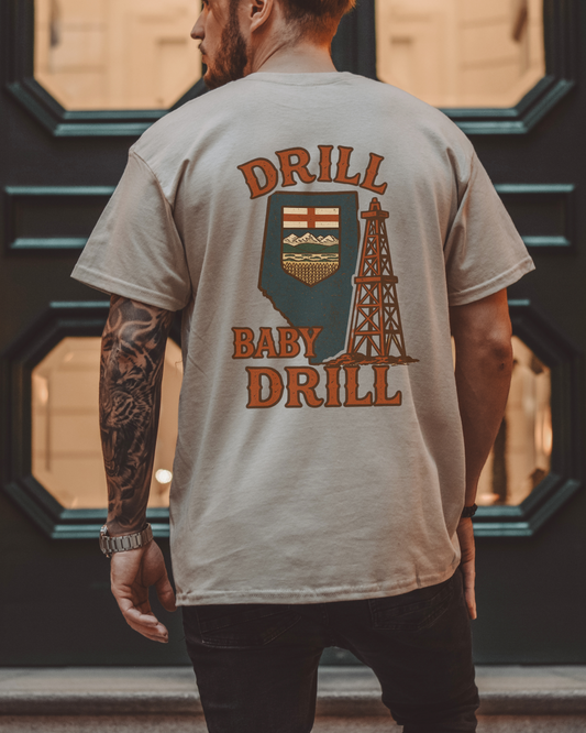 Drill baby drill unisex Tshirt