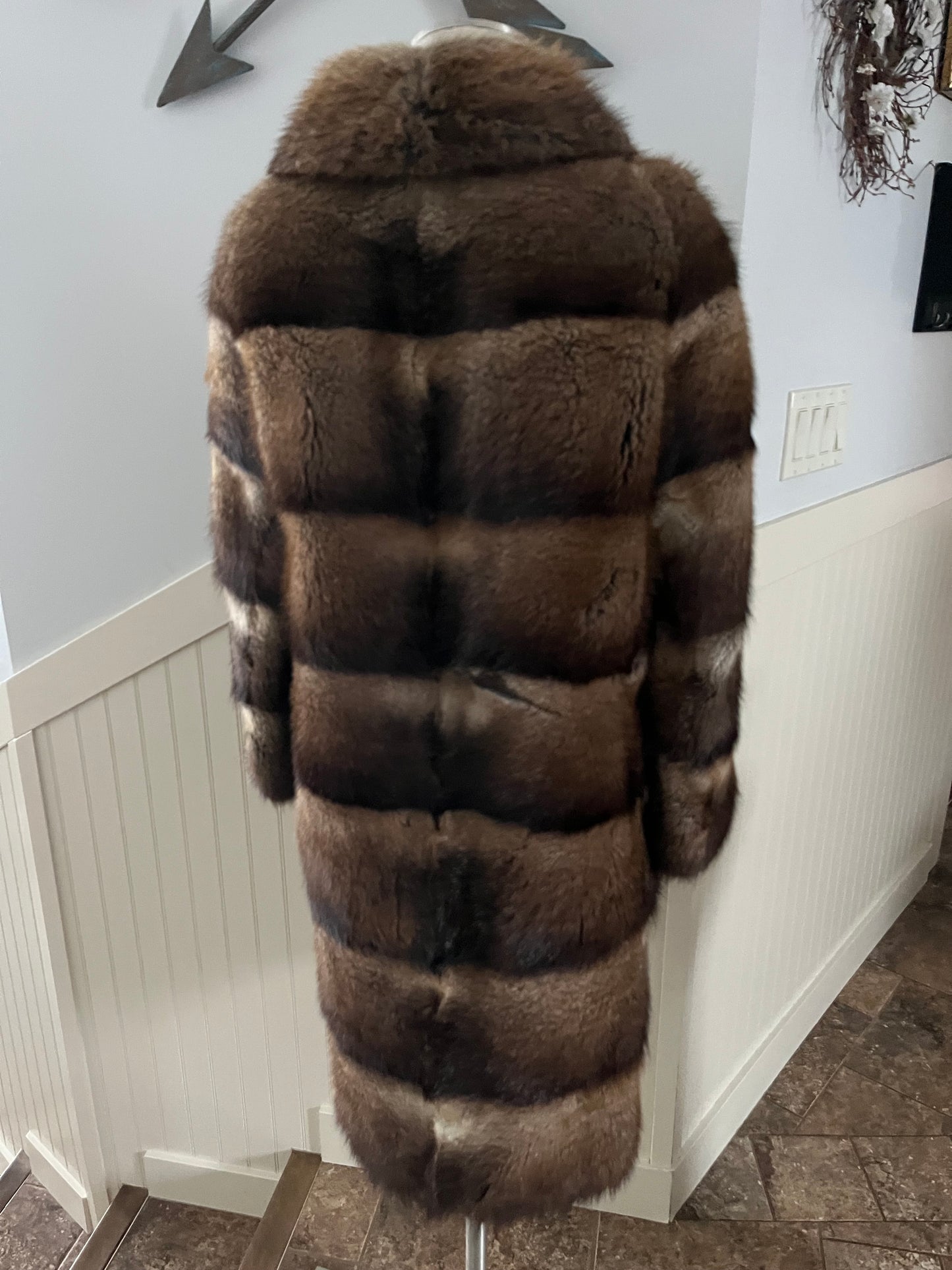 Vintage Canadian Beaver Fur Coat