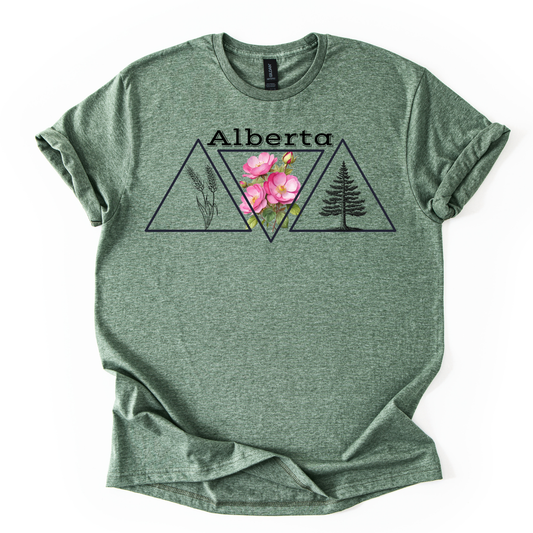 Alberta triangle t shirt