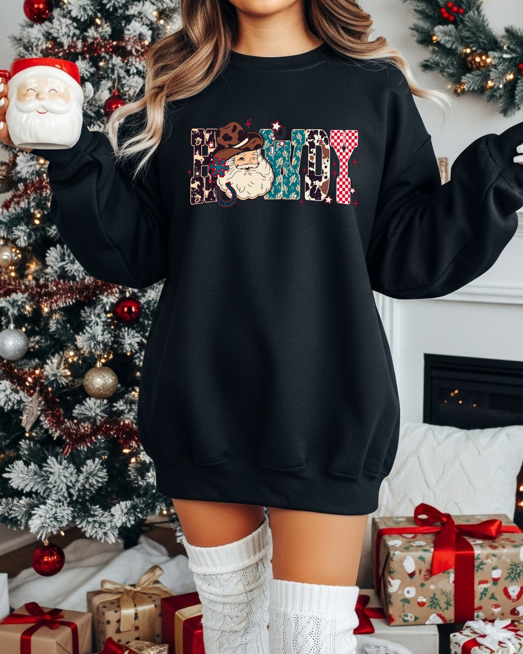 HOWDY Santa Crewneck