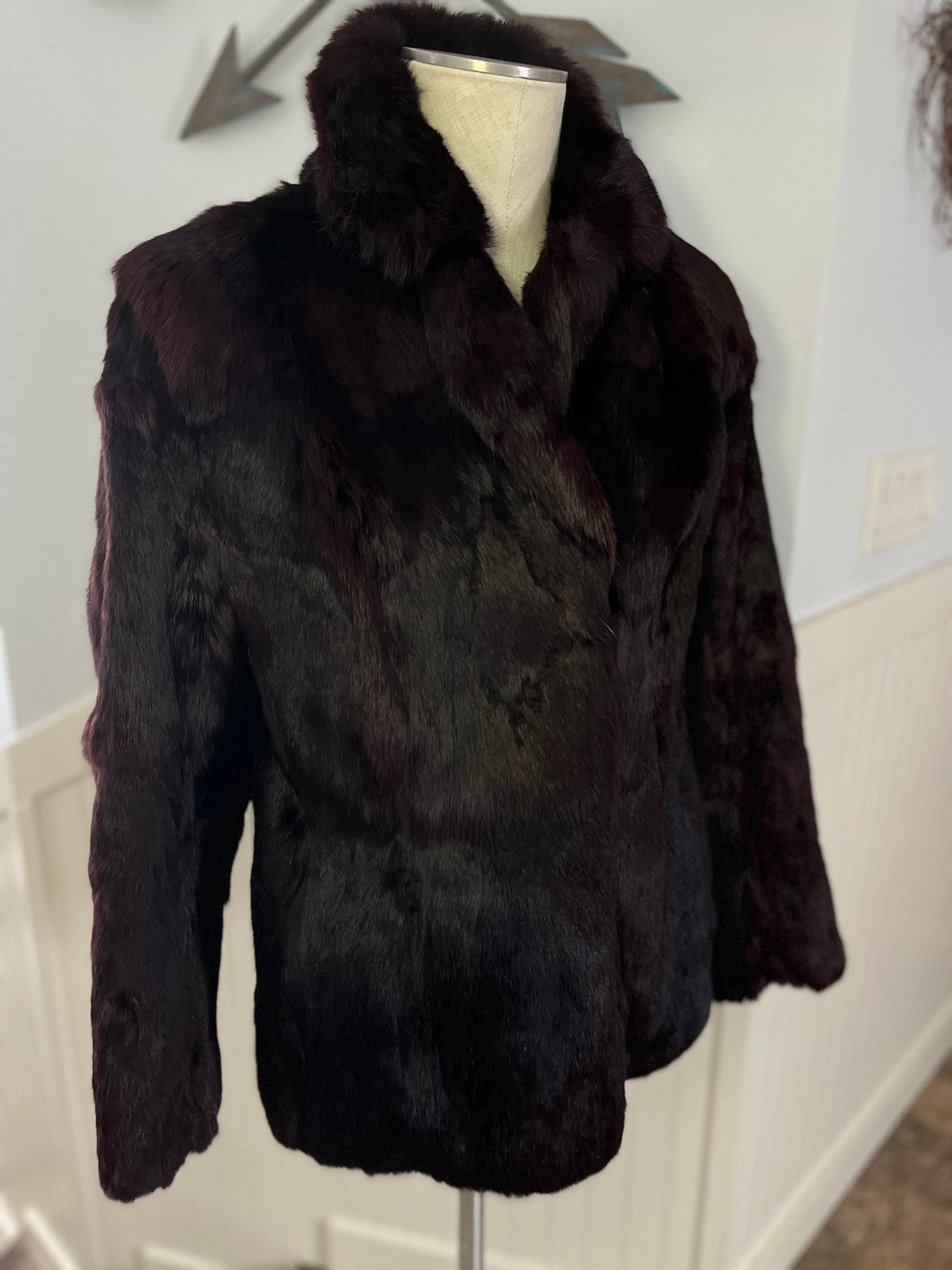 Vintage Rabbit Fur Coat