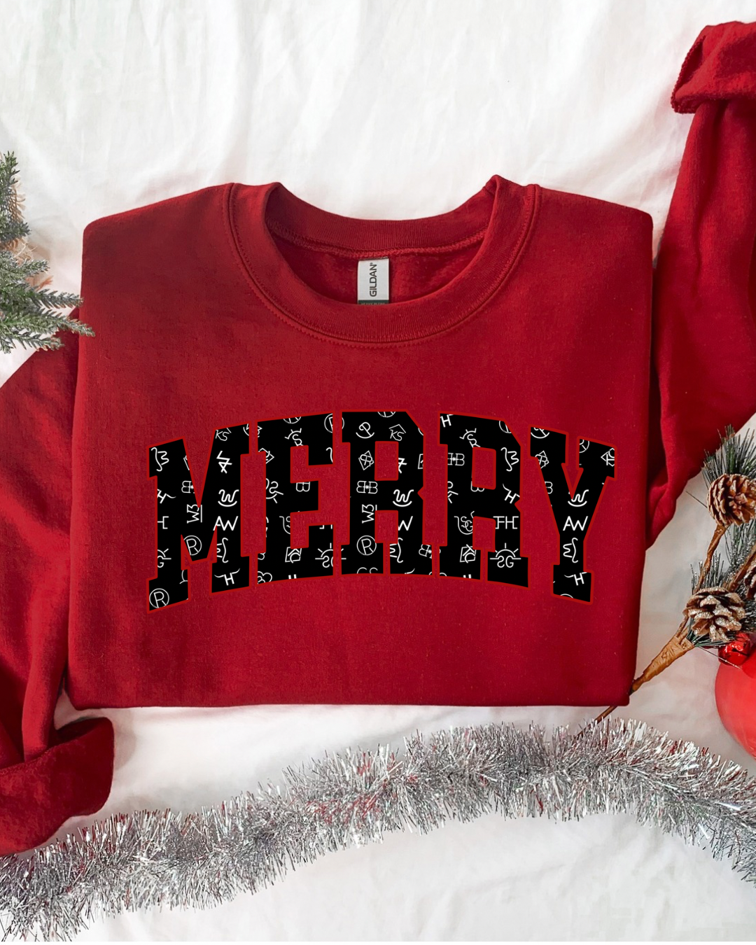 Merry Cattle Brand Crewneck