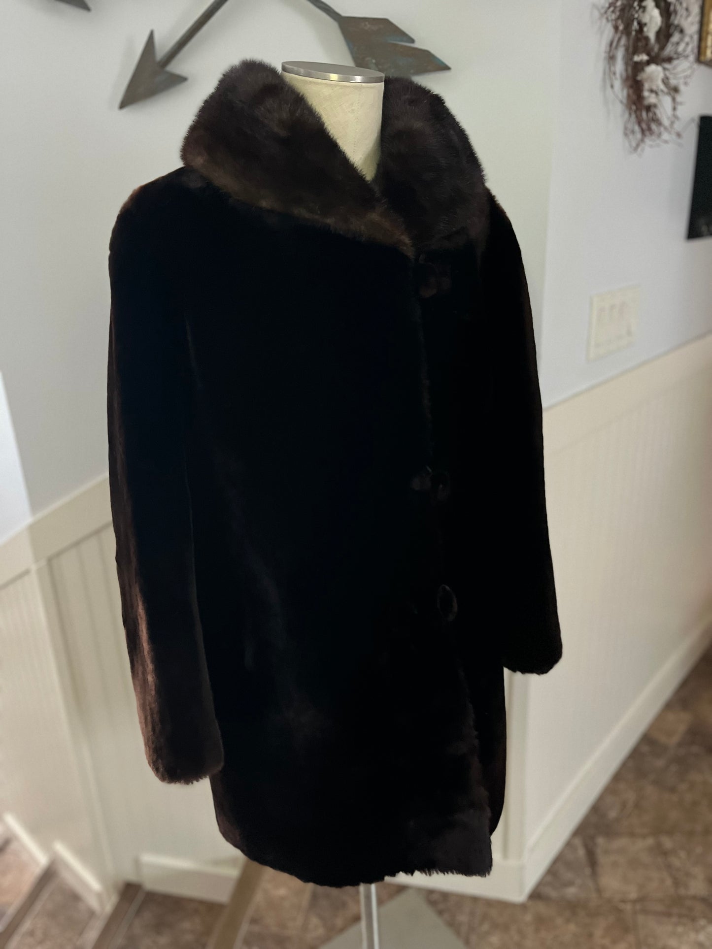 Vintage Beaver Fur coat