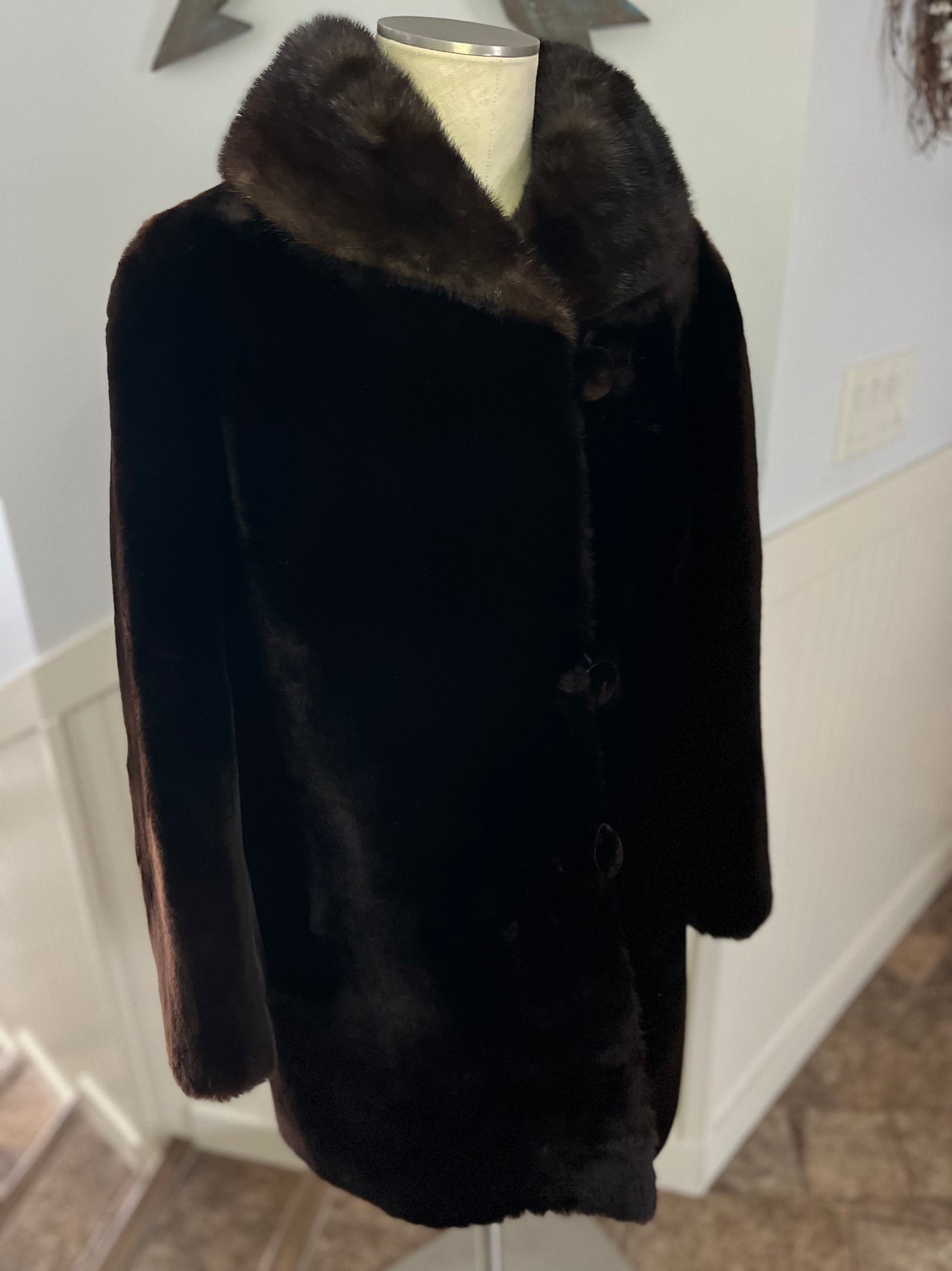 Vintage Beaver Fur coat