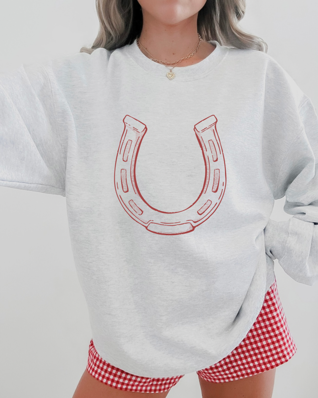 Lucky Horseshoe Crewneck