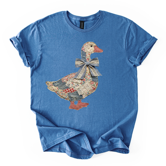 Quilted geese tshirt