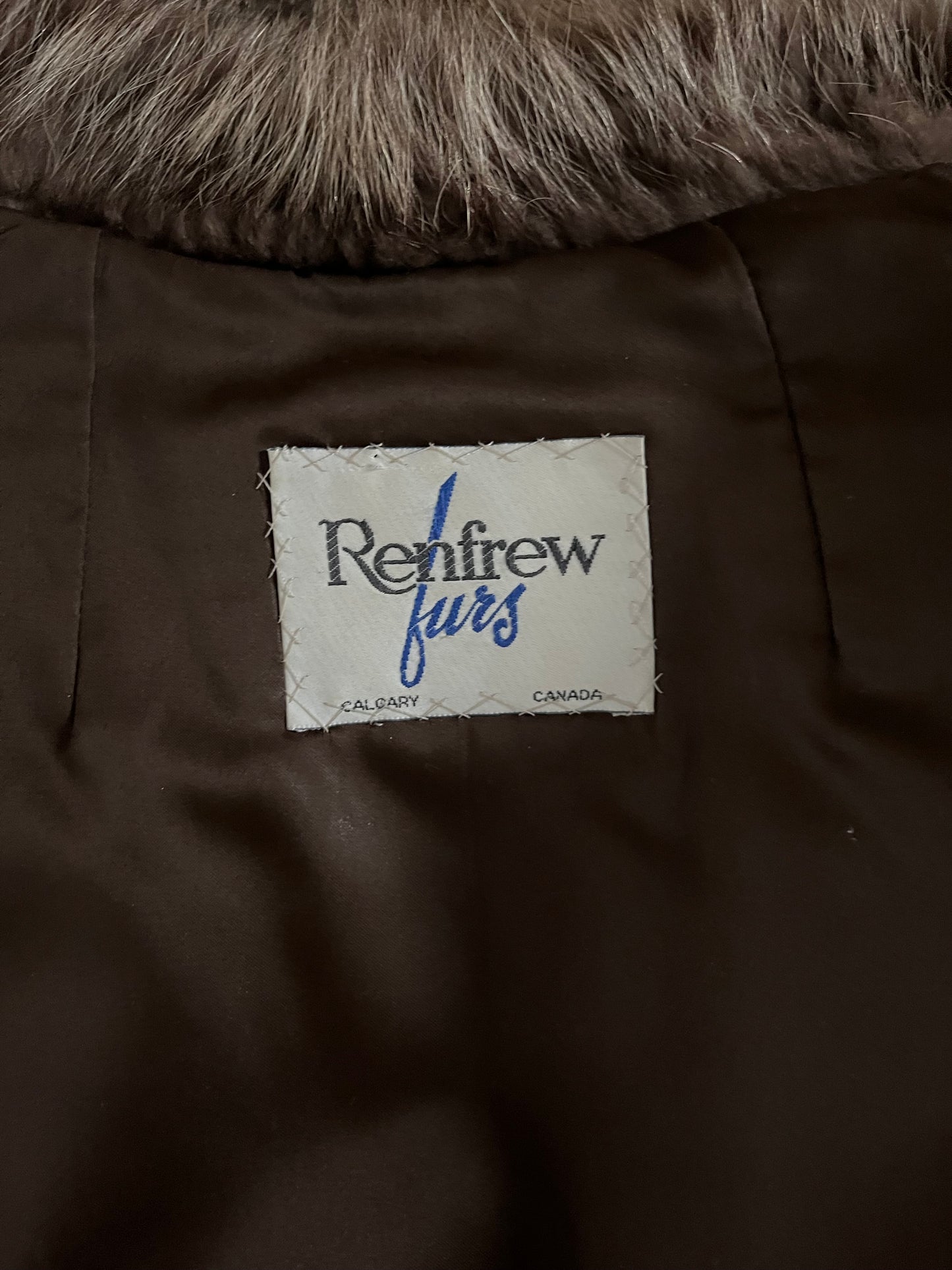 Vintage Canadian Fur Coat