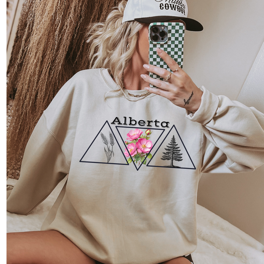 ALBERTA triangle unisex crewneck