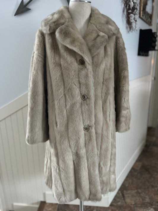 Vintage Astraka Faux fur coat