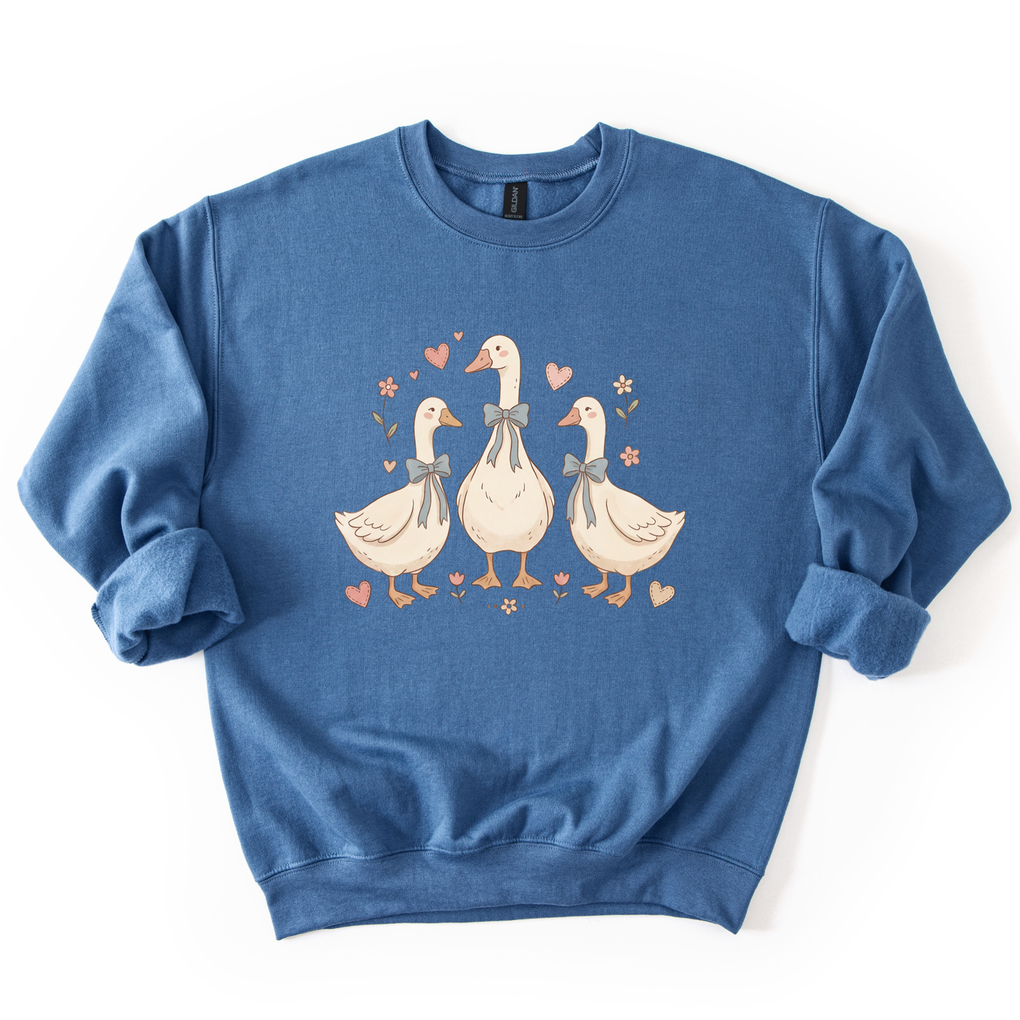 Bow geese crewneck