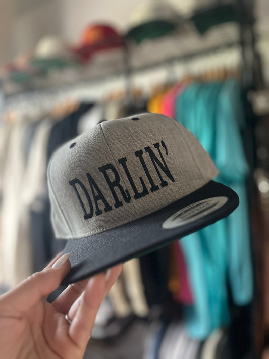 DARLIN’ SnapBack hat.