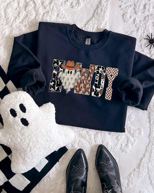 HOWDY ghost Crewneck