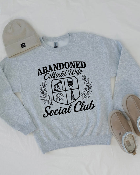 Abandoned oil field wives Crewneck