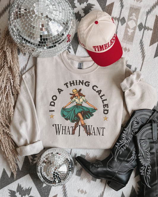 I DO WHAT I WANT PINUP SWEATER